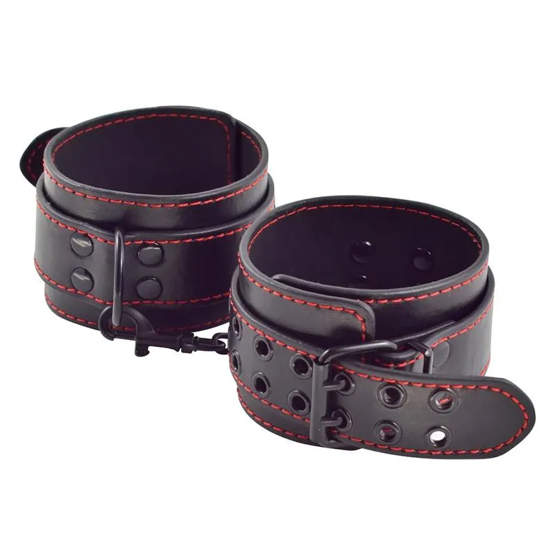 Esposas de Tobillos Bondage Negro · LOVETOY · Esposas y Ataduras