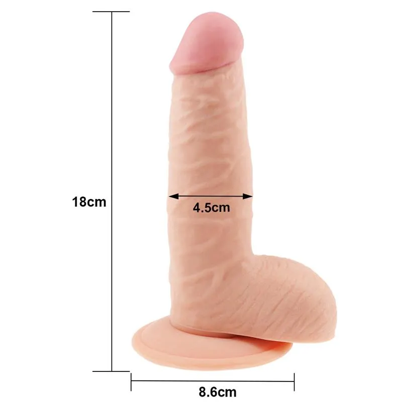 Dildo The Ultra Soft Dude 7.5 Natural · LOVETOY · Dildos — photo 5