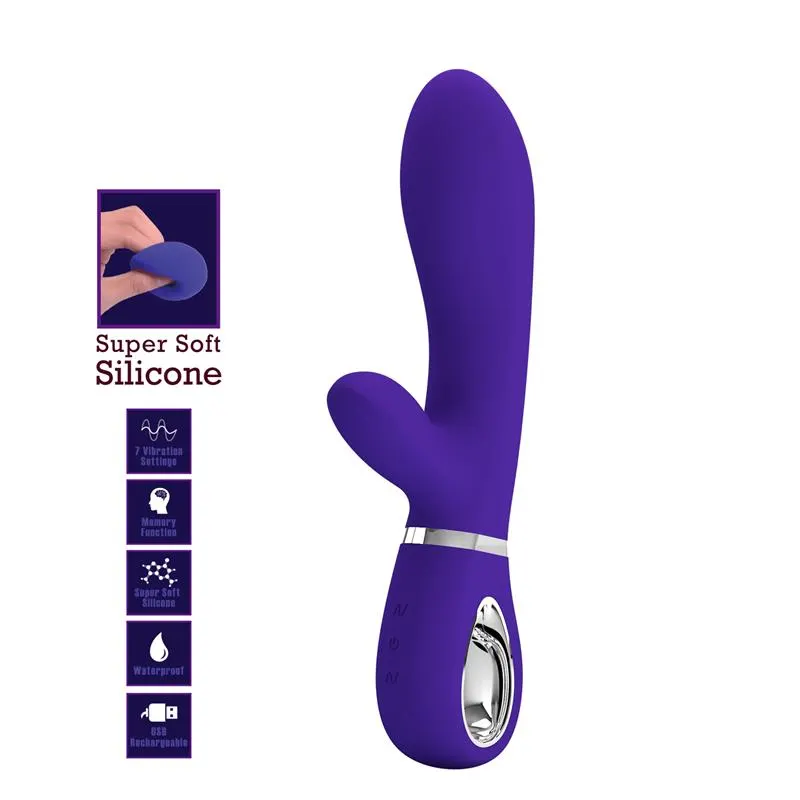 Thomas Vibrador Punto-G Púrpura · PRETTYLOVE · Vibradores