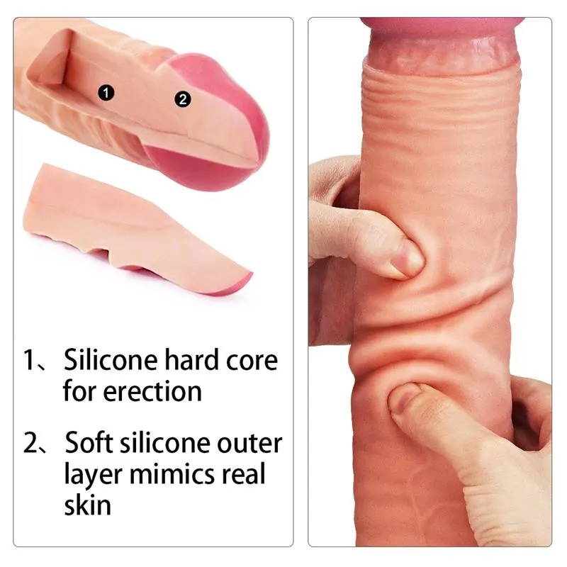 Dildo Nature 12 Dual Layer Natural · LOVETOY · Dildos — photo 2
