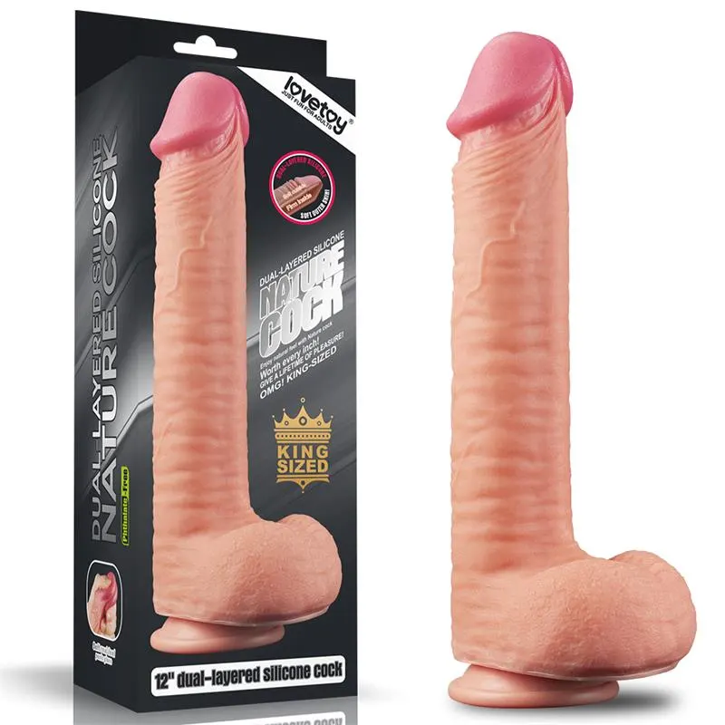 Dildo Nature 12 Dual Layer Natural · LOVETOY · Dildos — photo 4