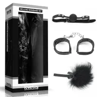 Kit Bondage Deluxe: Mordaza, Esposas y Plumero · LOVETOY · LOVETOY · Accesorios BDSM y Fetish
