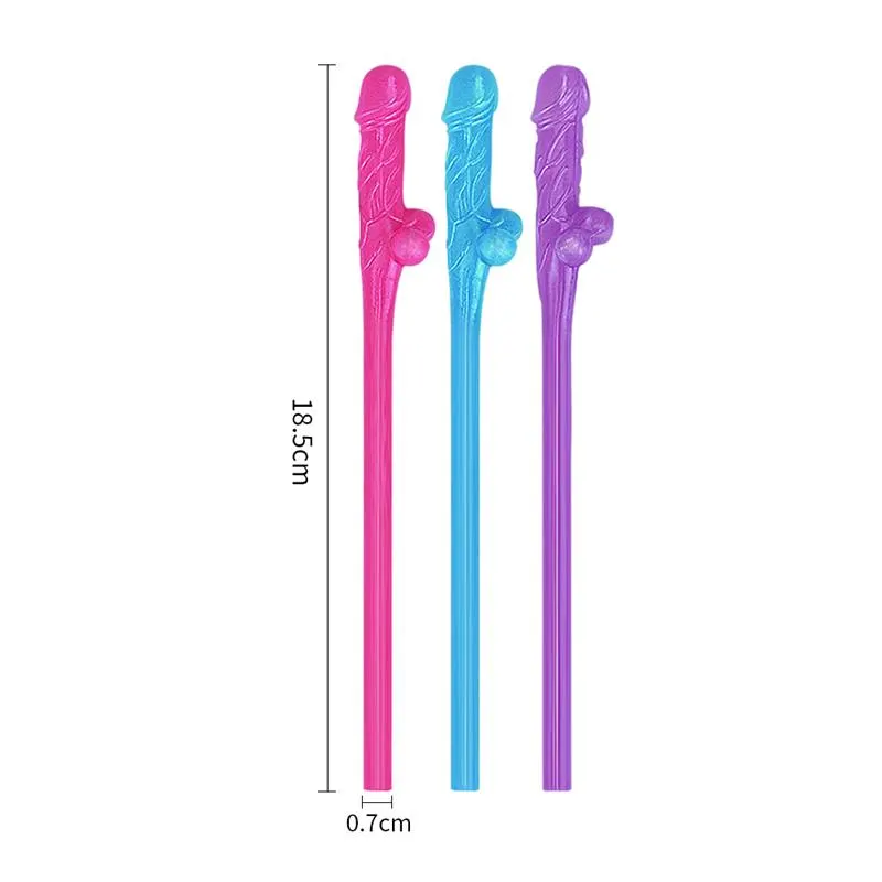 Pajitas Pene Vario Color Pack de 9 · LOVETOY · Juegos y Complementos Divertidos — Foto 5