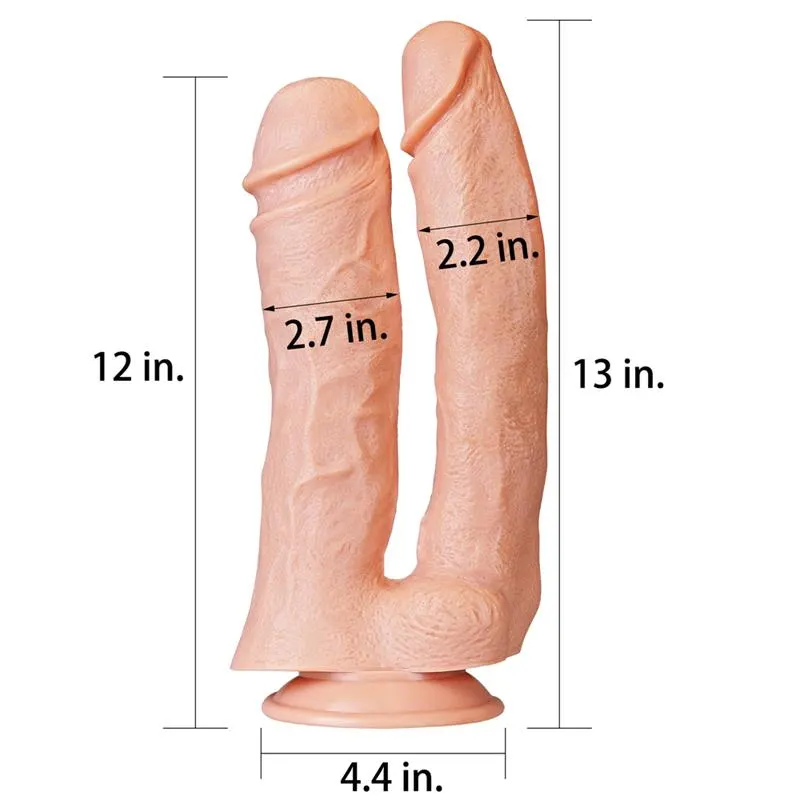 Dildo Doble King 12 Natural · LOVETOY · Dildos — photo 2