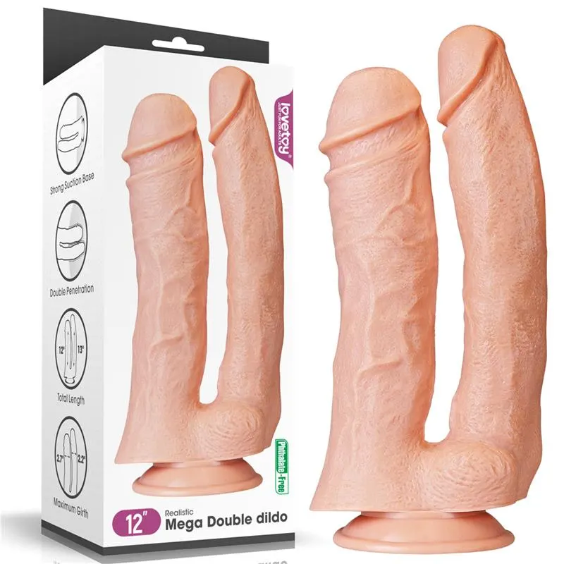 Dildo Doble King 12 Natural · LOVETOY · Dildos — photo 3