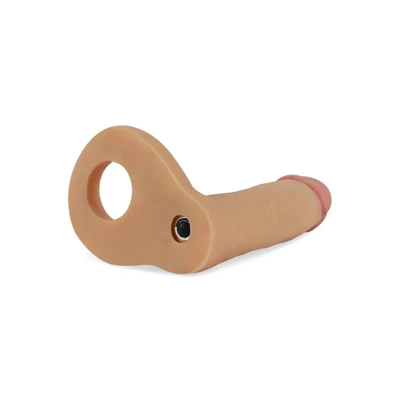 Dildo The Ultra Soft Double con Vibración 5.8 Natural · LOVETOY · Dildos — Foto 4