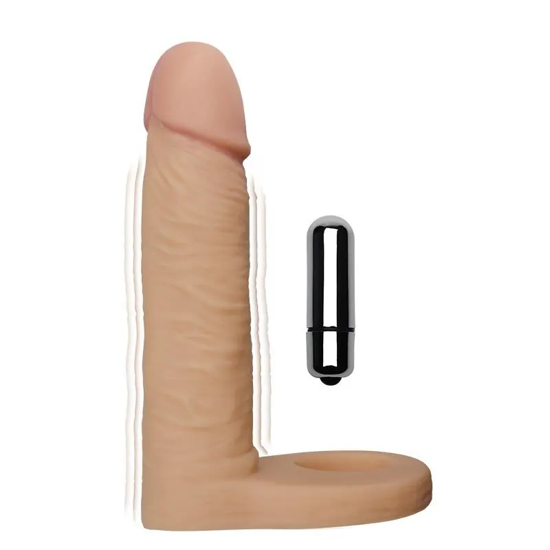 Dildo The Ultra Soft Double con Vibración 5.8 Natural · LOVETOY · Dildos