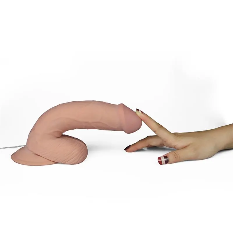 Dildo The Ultra Soft Dude con Vibración 8.8 Natural · LOVETOY · Vibradores — Foto 4