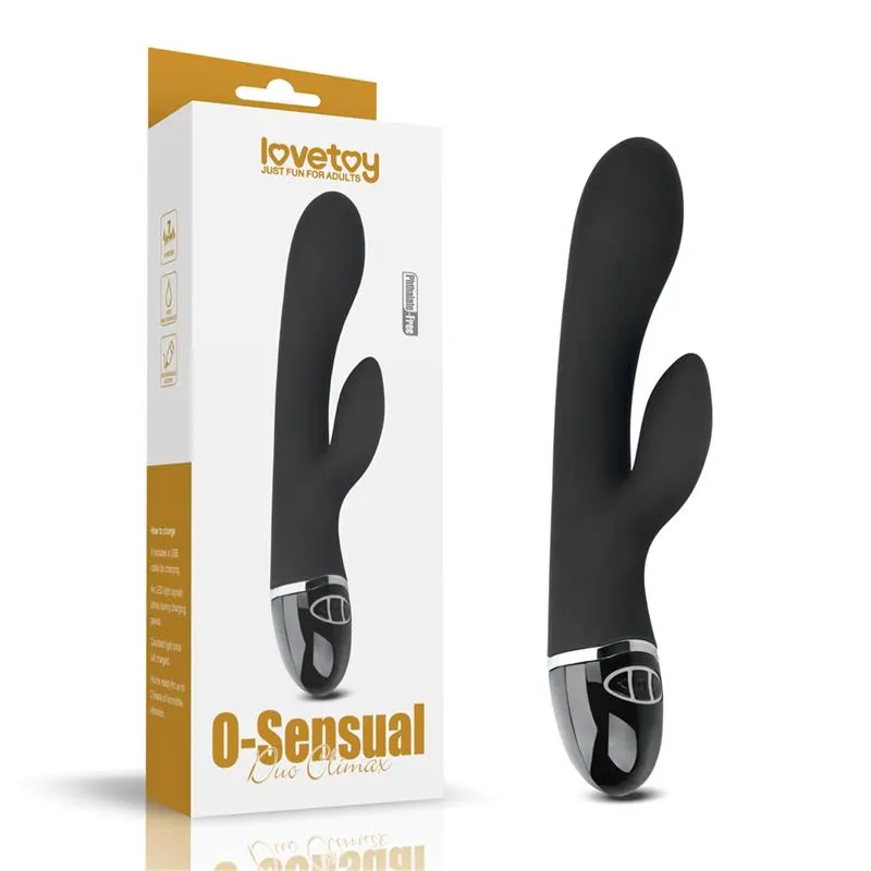 Vibrador O-Sensual Clit Duo Climax Negro · LOVETOY · Vibradores — Foto 9