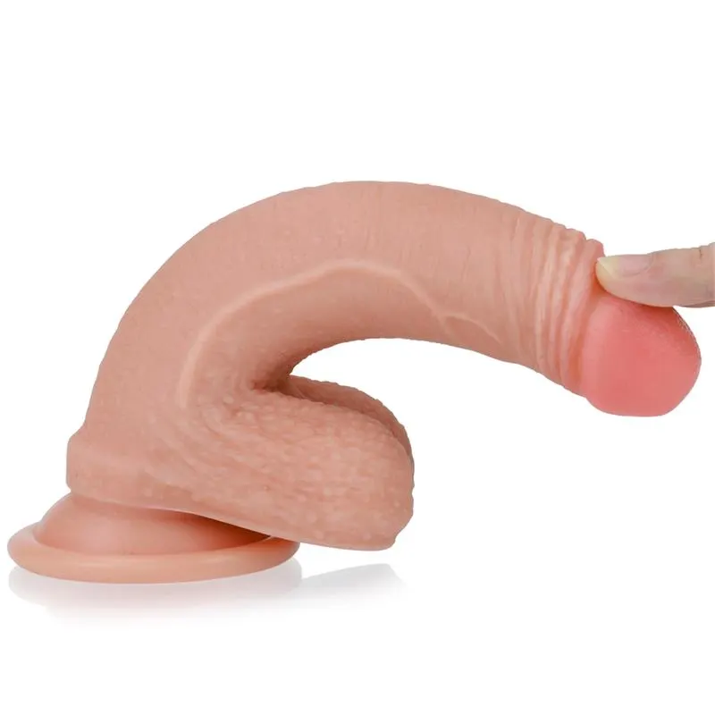 Dildo Nature 7 Silicona Líquida Natural · LOVETOY · Dildos — Foto 4