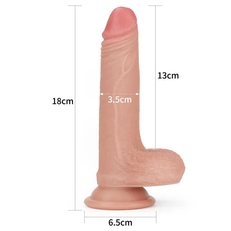 Dildo Nature 7 Silicona Líquida Natural · LOVETOY · Dildos — Foto 8
