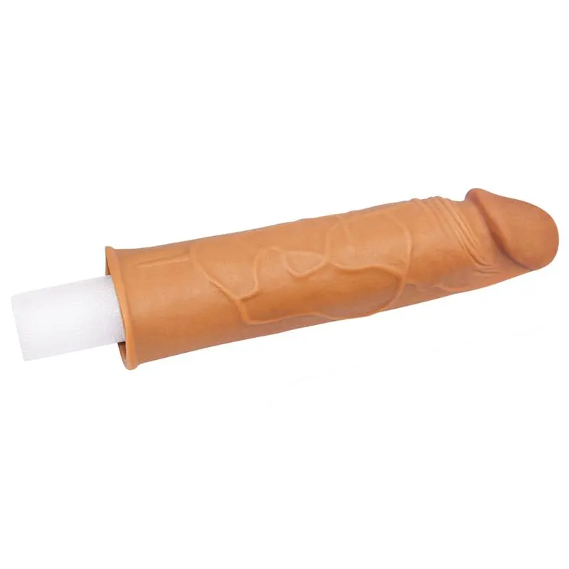 Funda para el Pene Pleasure X Tender Marrón · LOVETOY · Fundas y Extensiones para el Pene — photo 2