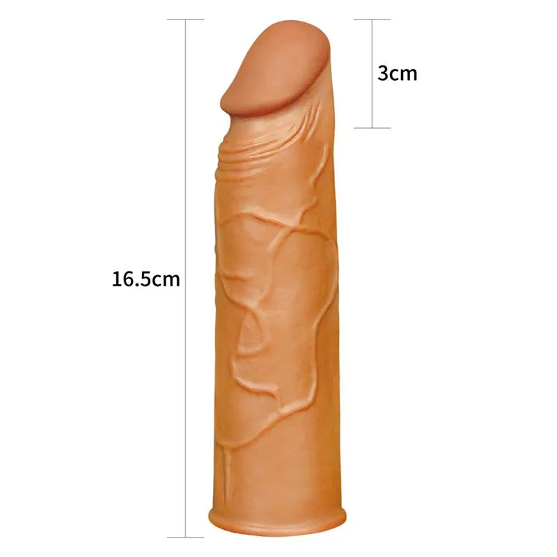 Funda para el Pene Pleasure X Tender Marrón · LOVETOY · Fundas y Extensiones para el Pene — photo 5