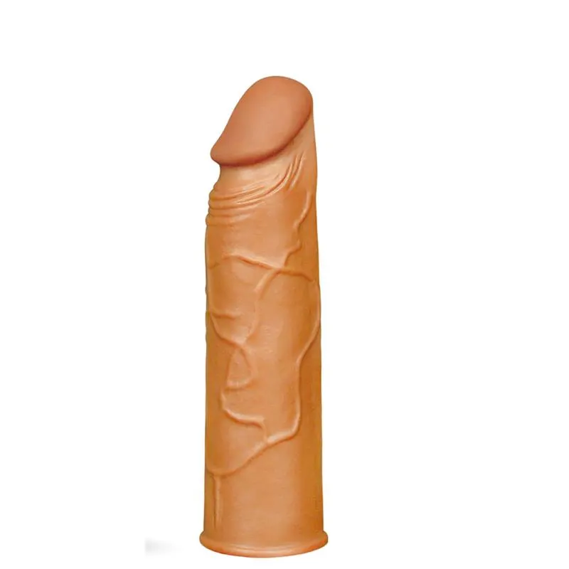 Funda para el Pene Pleasure X Tender Marrón · LOVETOY · Fundas y Extensiones para el Pene