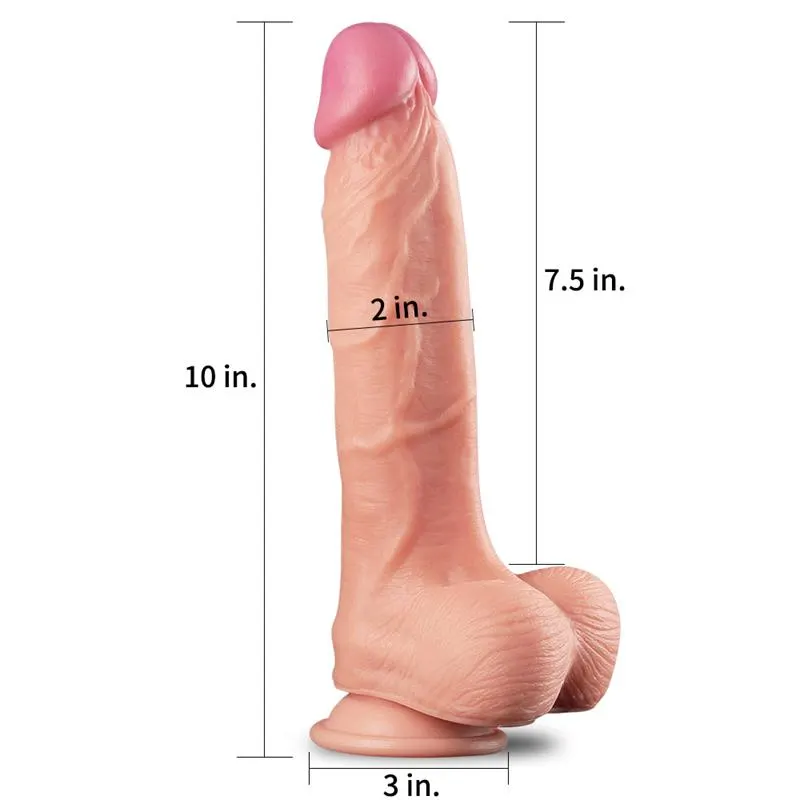 Dildo Nature 10 Dual Layer Natural · LOVETOY · Dildos — Foto 2