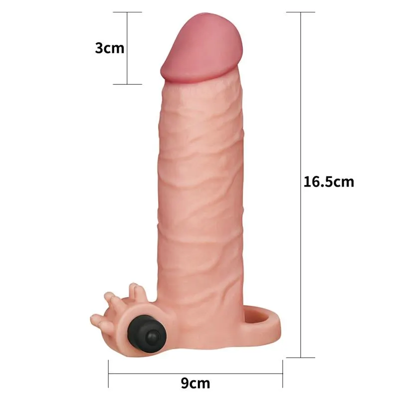 Funda para el Pene con Vibración Add 2 Pleasure X Tender Natural · LOVETOY · Fundas y Extensiones para el Pene — Foto 5
