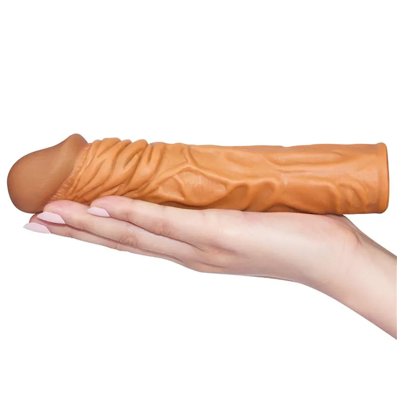 Funda para el Pene Add 2 Pleasure X Tender Marrón · LOVETOY · Fundas y Extensiones para el Pene — photo 3