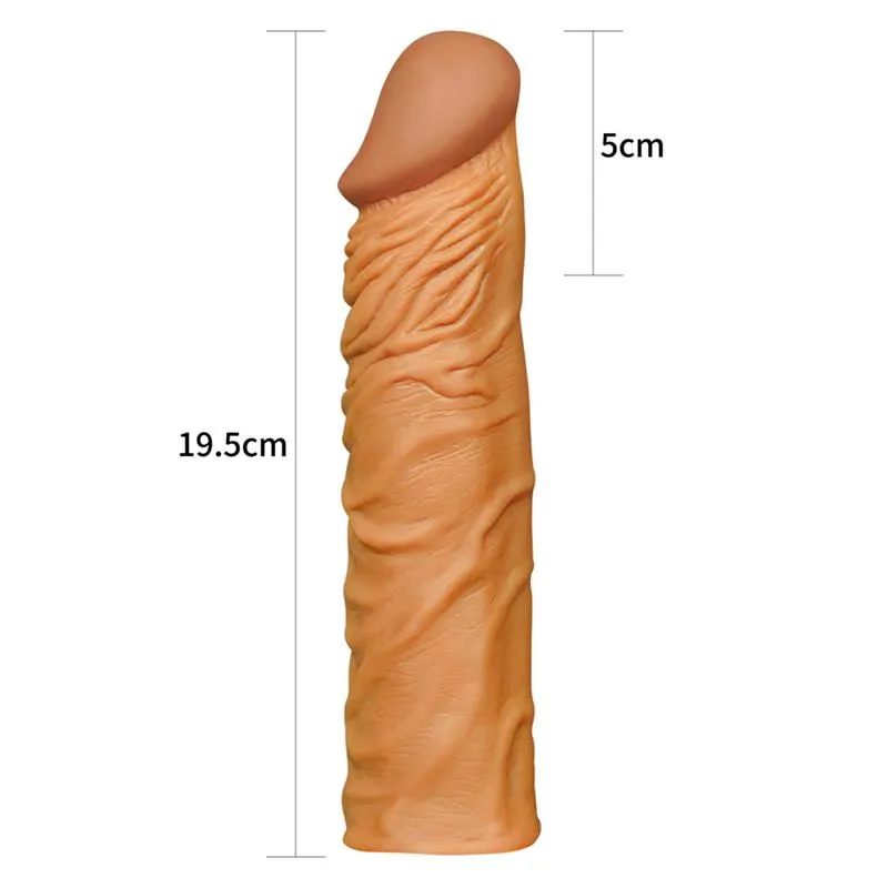 Funda para el Pene Add 2 Pleasure X Tender Marrón · LOVETOY · Fundas y Extensiones para el Pene — photo 5