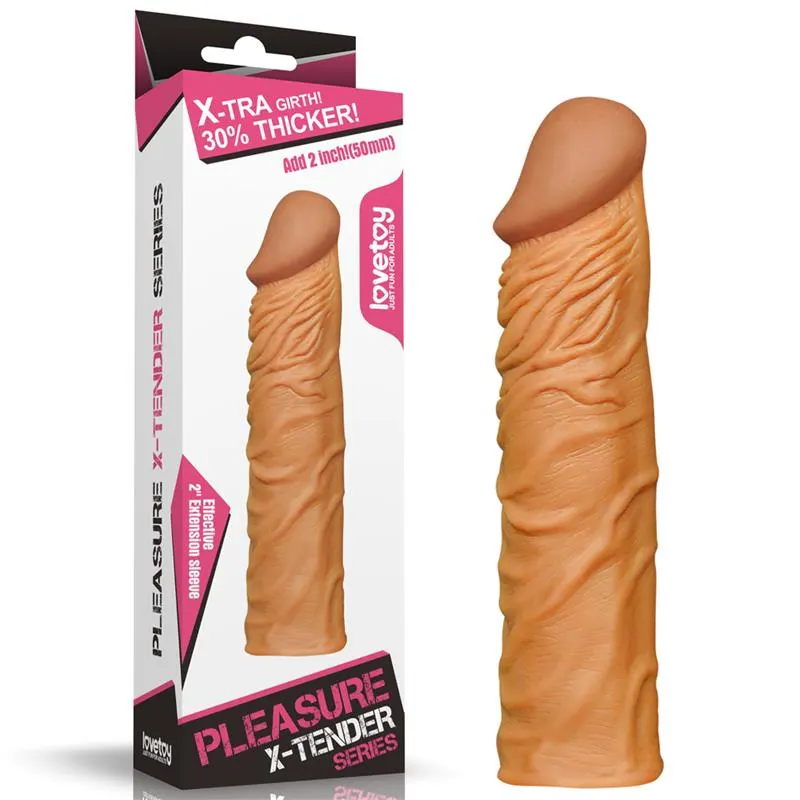 Funda para el Pene Add 2 Pleasure X Tender Marrón · LOVETOY · Fundas y Extensiones para el Pene — photo 6