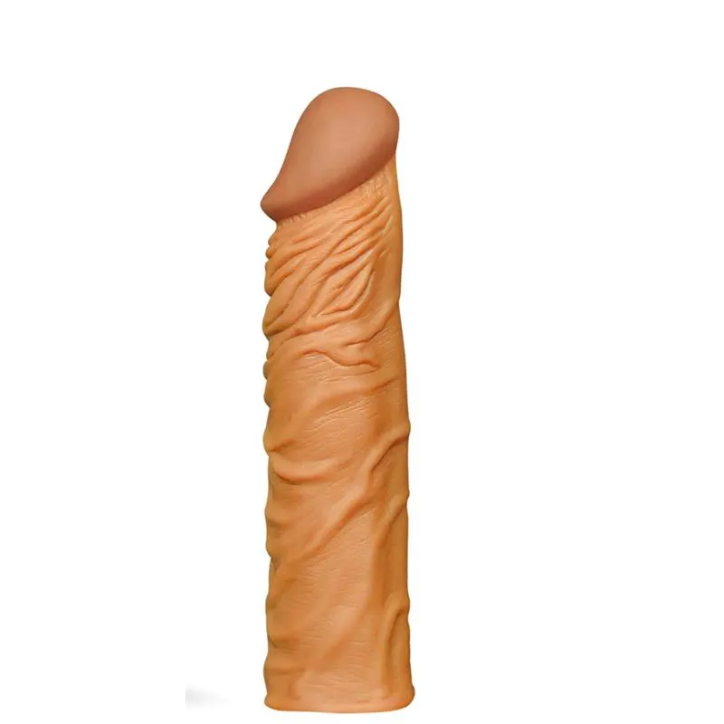 Funda para el Pene Add 2 Pleasure X Tender Marrón · LOVETOY · Fundas y Extensiones para el Pene