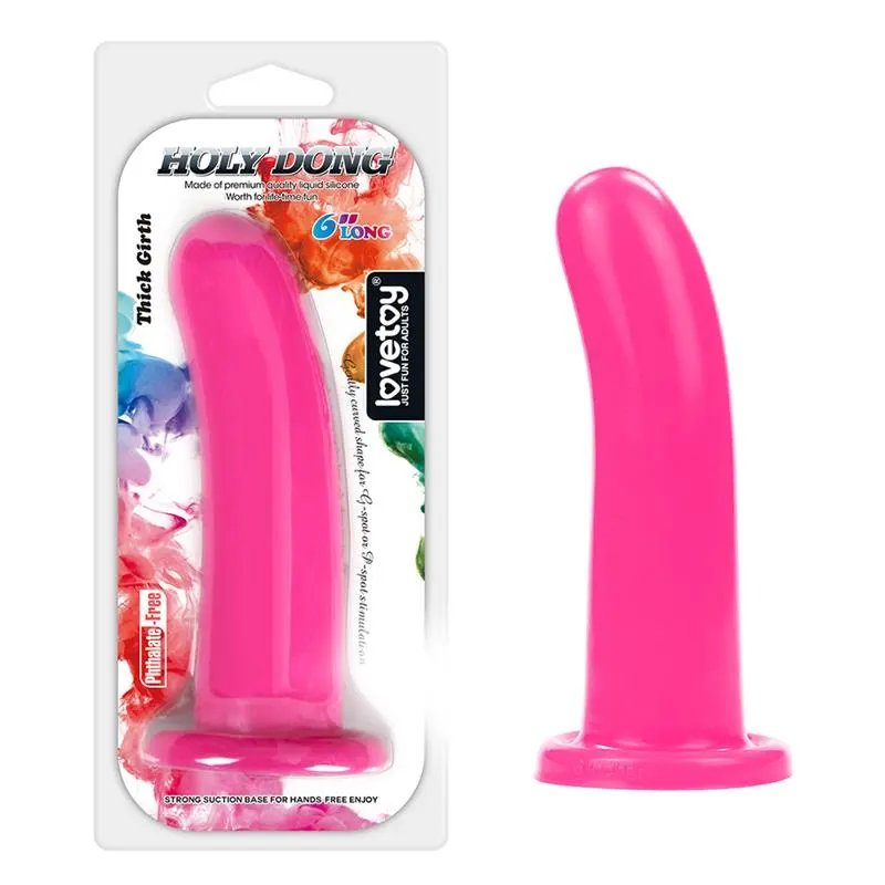 Estimulador Holy Dong 6 Silicona Líquida Rosa · LOVETOY · Anal — Foto 8