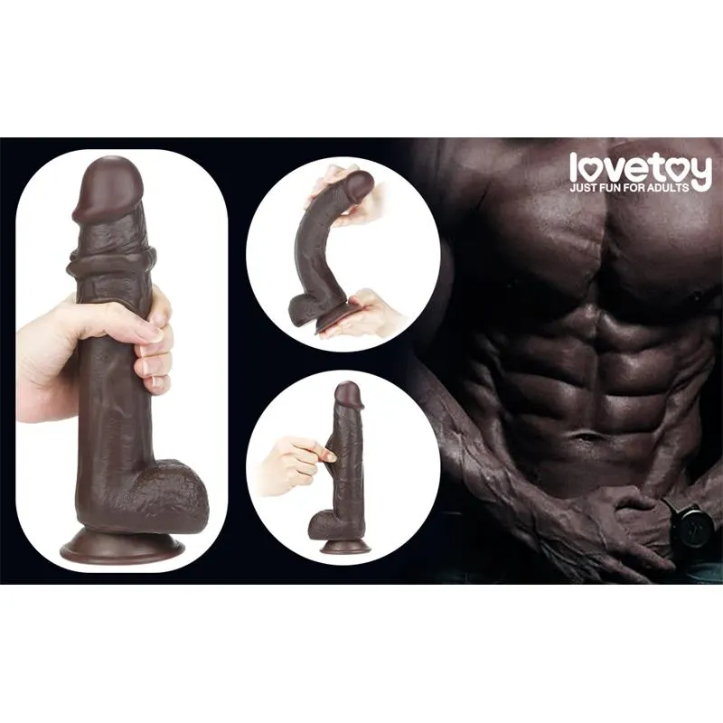 Dildo con Piel Retractil 9 Negro · LOVETOY · Dildos — photo 13