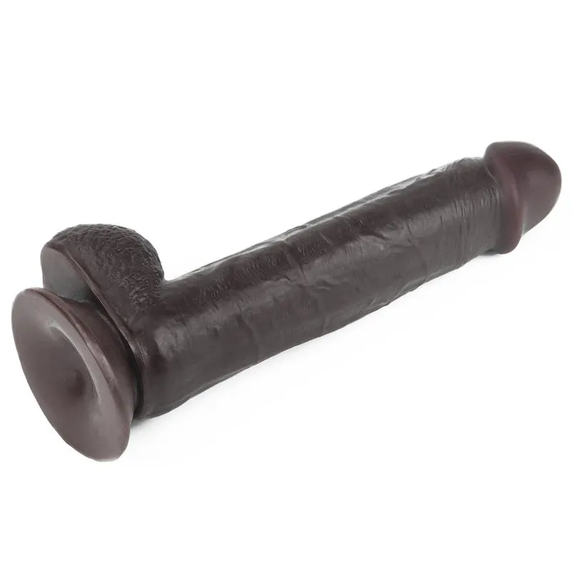 Dildo con Piel Retractil 9 Negro · LOVETOY · Dildos — photo 4