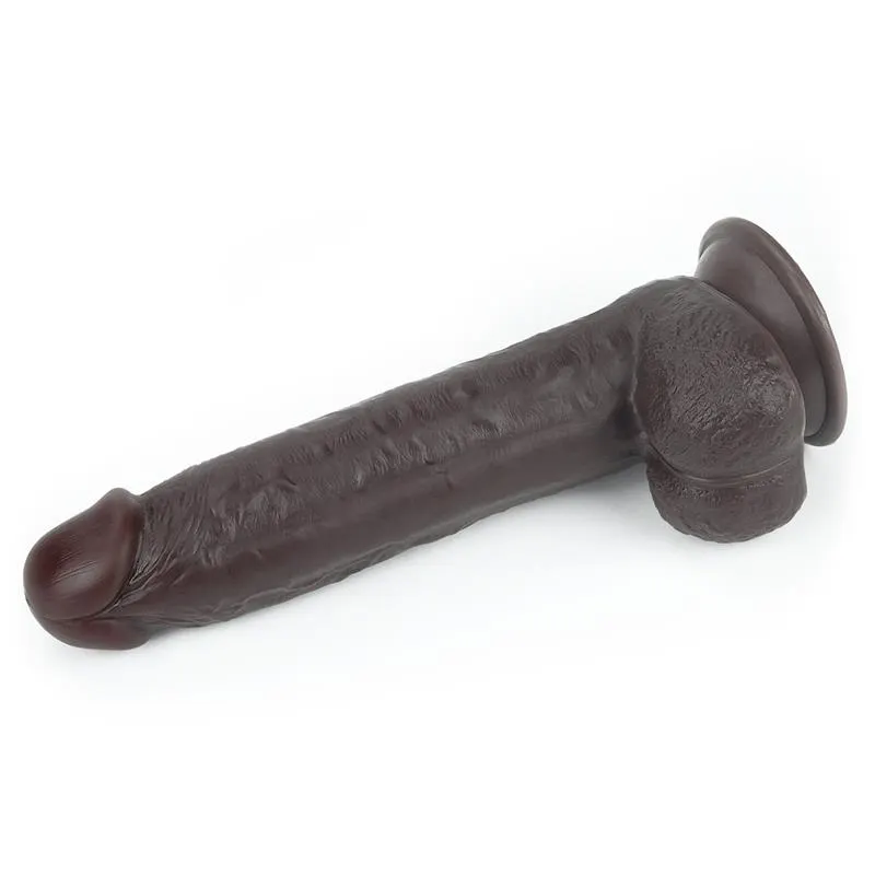 Dildo con Piel Retractil 9 Negro · LOVETOY · Dildos — photo 5