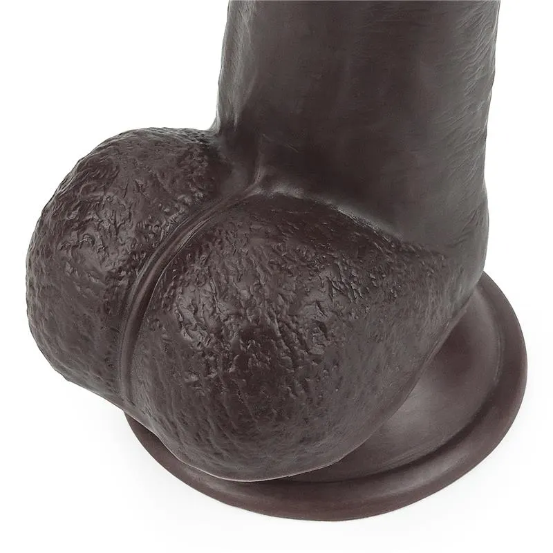 Dildo con Piel Retractil 9 Negro · LOVETOY · Dildos — photo 6