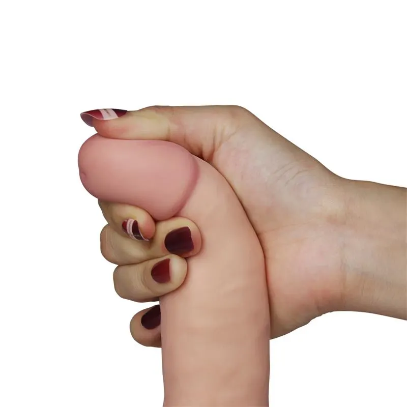 Dildo The Ultra Soft Dude con Vibración 7.5 Natural · LOVETOY · Vibradores — Foto 3