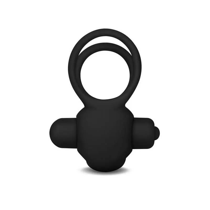 Anillo Vibrador Doble Power Clit Duo Negro · LOVETOY · Anillos para el Pene — photo 2