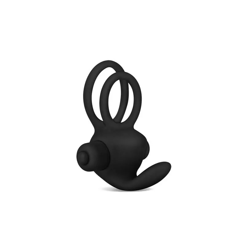 Anillo Vibrador Doble Power Clit Duo Negro · LOVETOY · Anillos para el Pene — photo 3