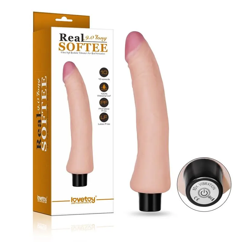 Vibrador Real Softee 9 Natural · LOVETOY · Vibradores — photo 8