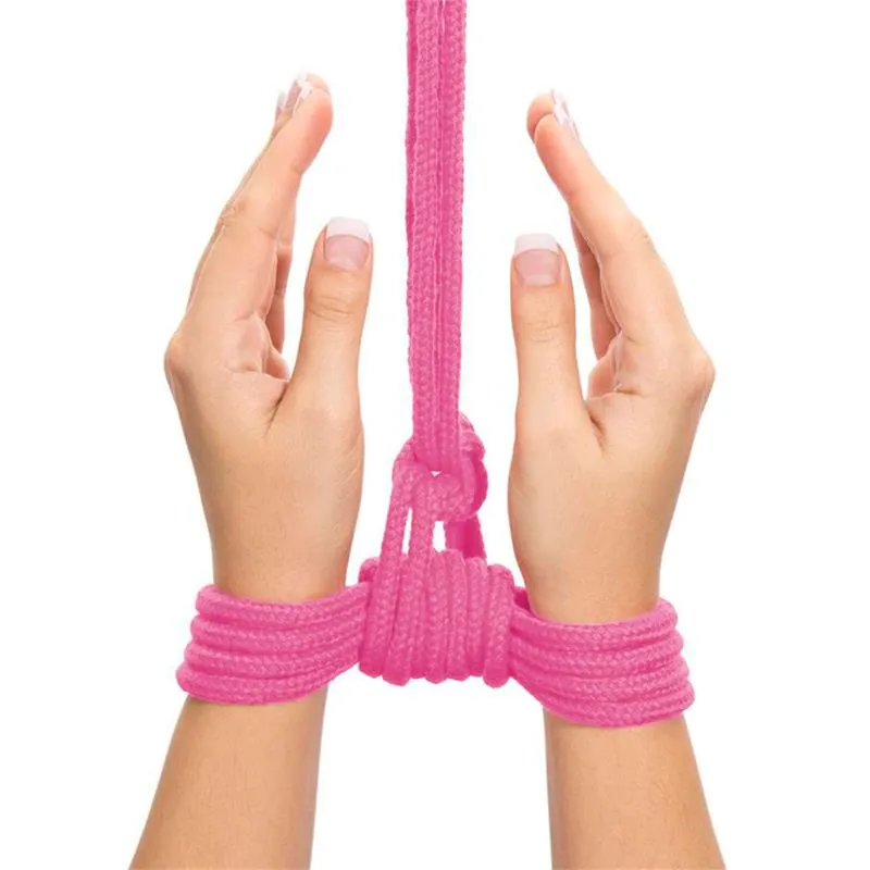 Cuerda Bondage Suave Rosa · LOVETOY · Esposas y Ataduras — Foto 4