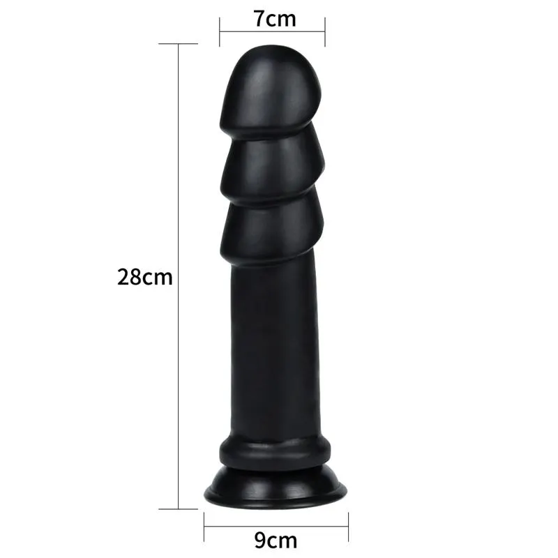 Dildo King Sized Anal Ripples 11.25 Negro · LOVETOY · Anal — Foto 8