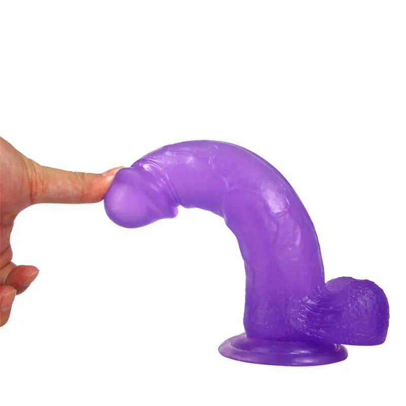 Dildo Jelly Studs 8 Púrpura · LOVETOY · Dildos — Foto 3
