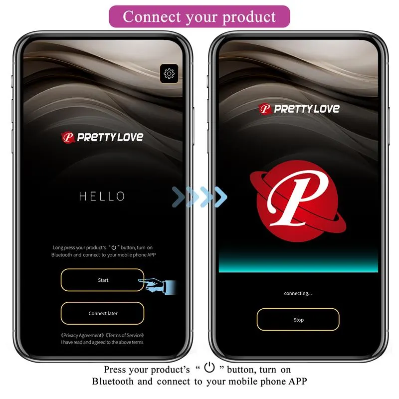 Nymph Huevo Vibrador con APP · PRETTYLOVE · Huevos y Balas Vibradoras — Foto 10