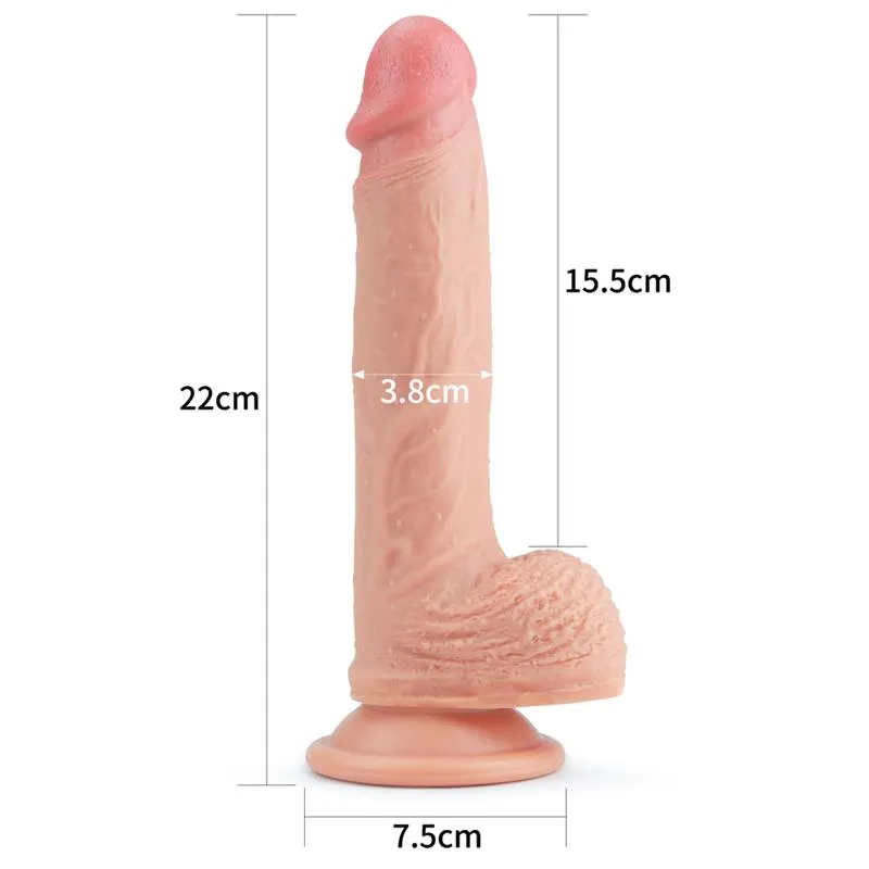 Dildo Nature 8.5 Silicona Líquida Natural · LOVETOY · Dildos — Foto 8