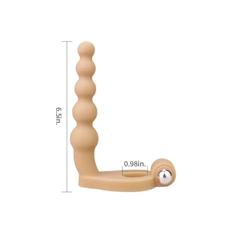 Estimulador Anal The Ultra Soft Bead 6.5 con Vibración Natural · LOVETOY · Anal — Foto 6