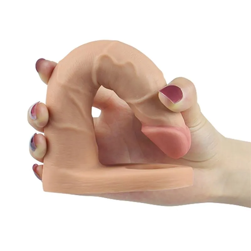 Dildo The Ultra Soft Double 7 Natural · LOVETOY · Dildos — photo 2