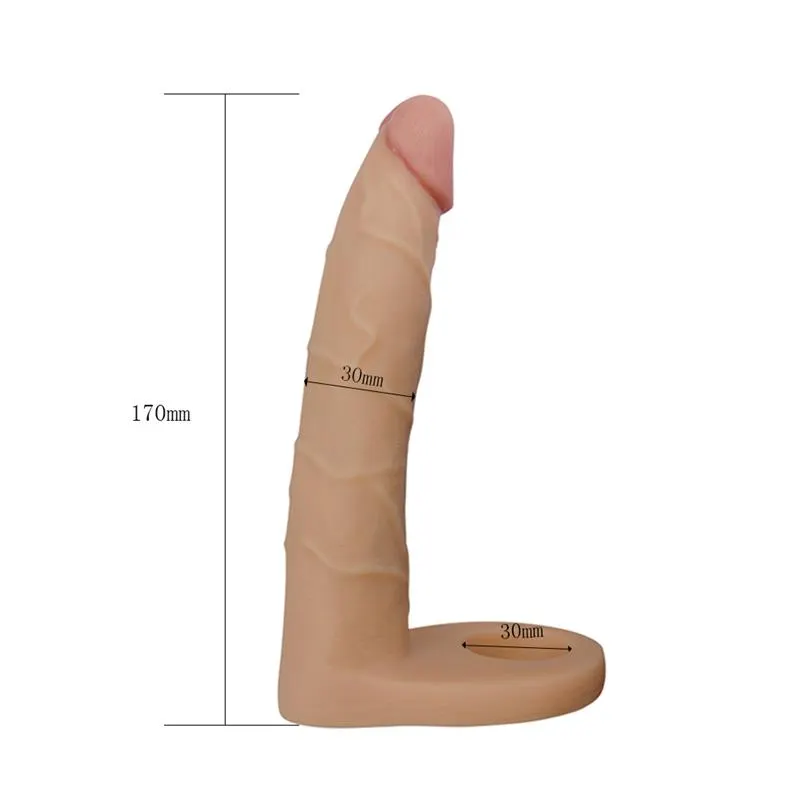 Dildo The Ultra Soft Double 7 Natural · LOVETOY · Dildos — photo 6