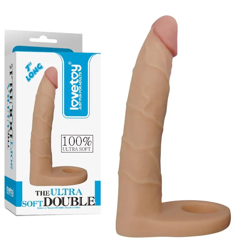 Dildo The Ultra Soft Double 7 Natural · LOVETOY · Dildos — photo 7
