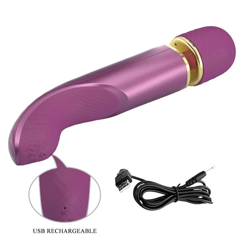 Masajeador USB Silicona Púrpura · PRETTYLOVE · Estimuladores de Clítoris — Foto 9