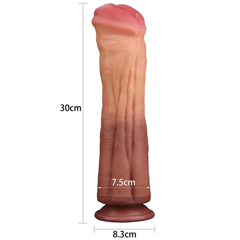 Dildo Nature 12 Dual Layer · LOVETOY · Dildos — photo 2
