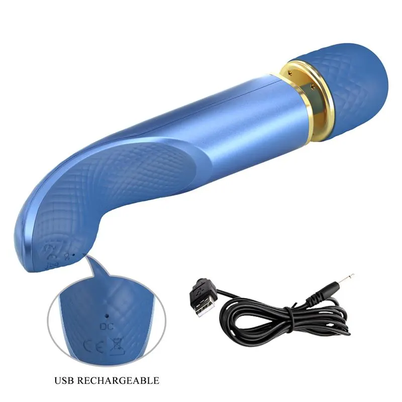 Masajeador USB Silicona Azul · PRETTYLOVE · Estimuladores de Clítoris — Foto 9