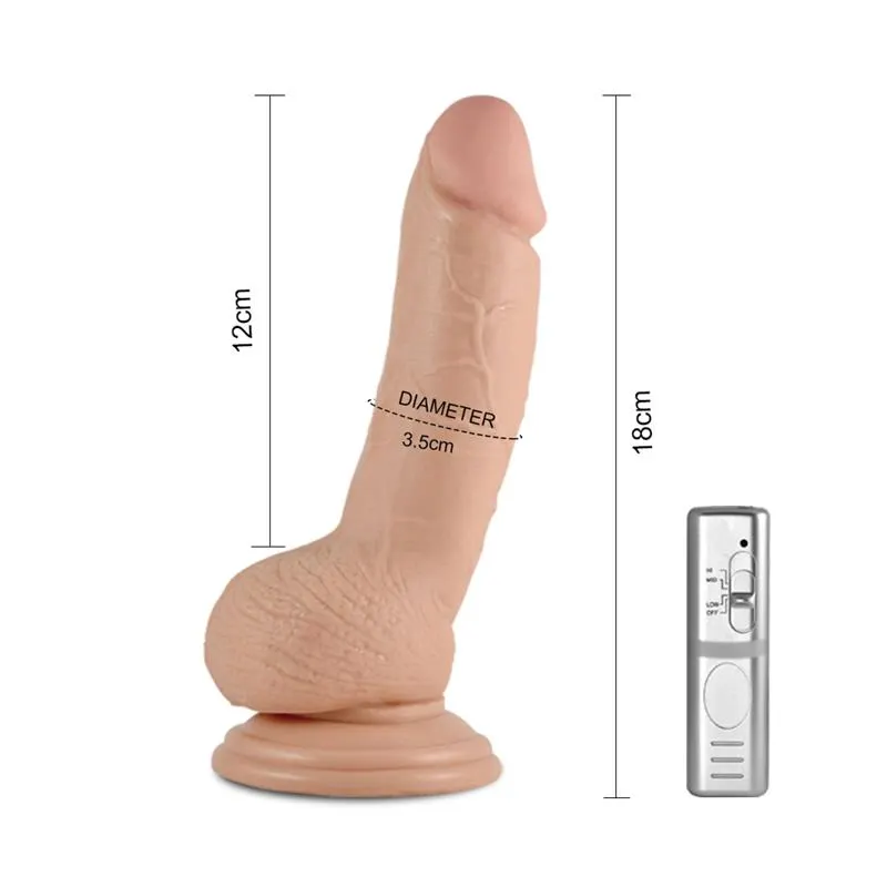 Dildo Real Extreme con Vibración 7 Natural · LOVETOY · Vibradores — Foto 4