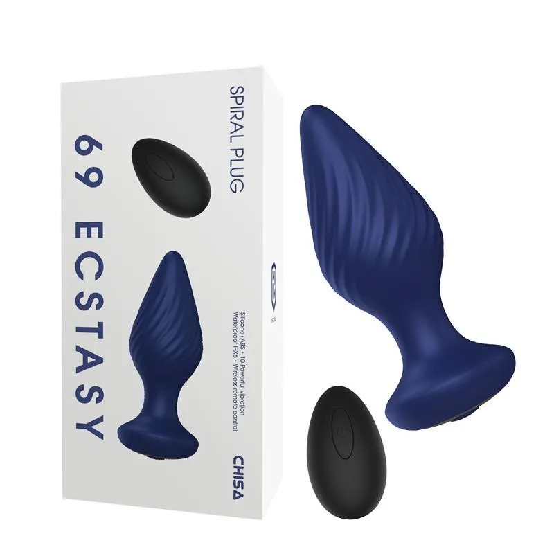 Spiral Plug Anal con Vibración y Control Remoto · CHISA · Anal — Foto 4