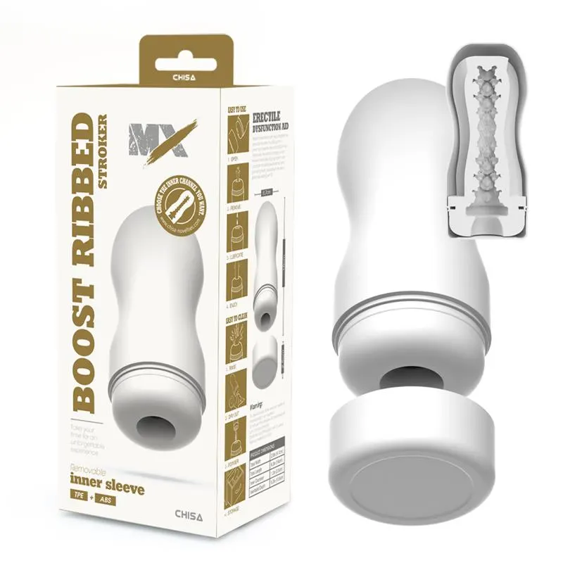 Boost Ribbed Stroker Masturbador Masculino · CHISA · Masturbadores Él — Foto 6