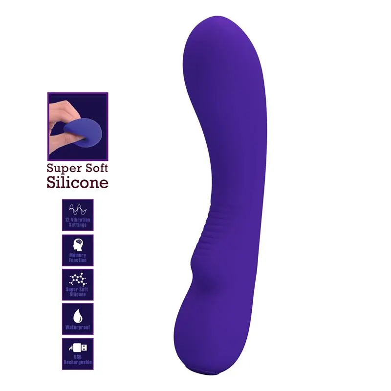 Prescott Vibrador Silicona Lilac · PRETTYLOVE · Estimuladores de Clítoris