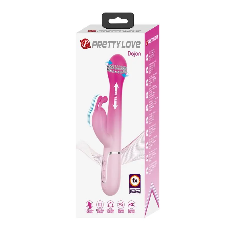 Dejon Vibrador con Thrusting y Bolas Rotatorias · PRETTYLOVE · Vibradores — Foto 11